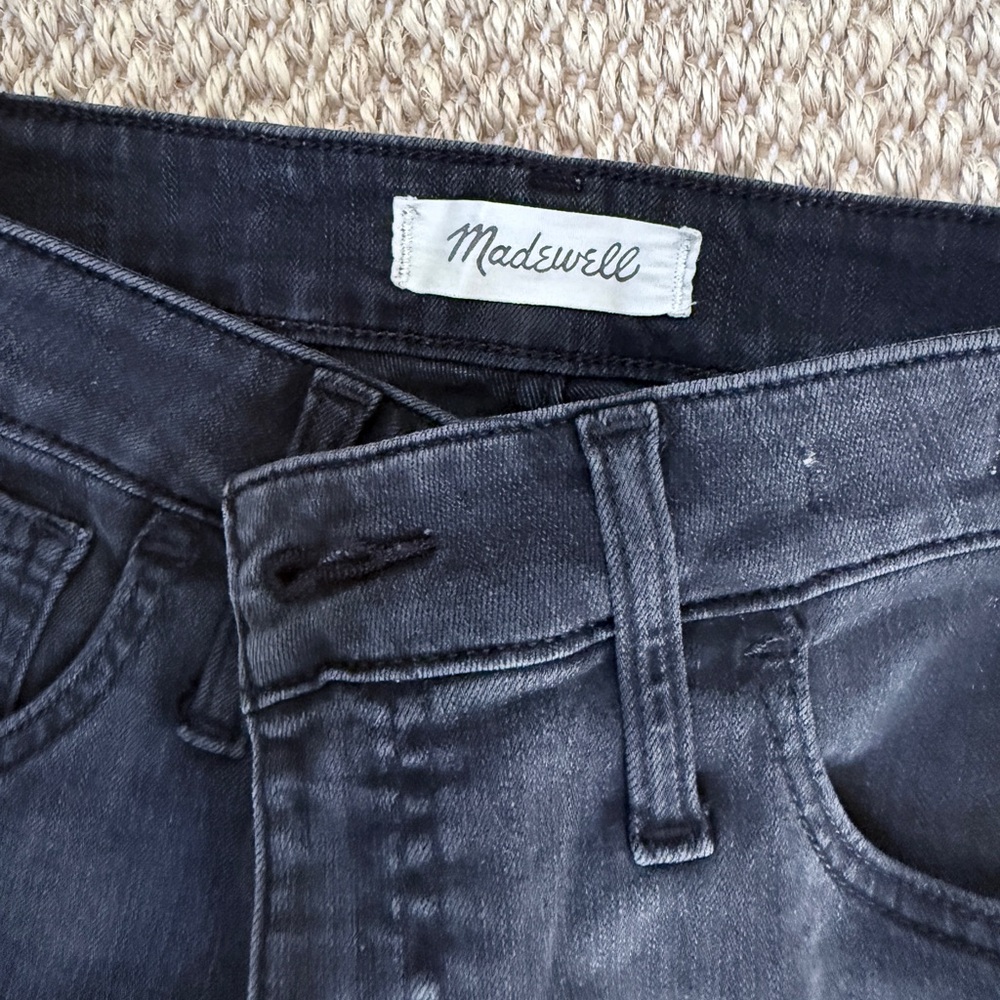 Madewell Curvy Roadtripper Black Jeans